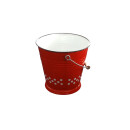 Eimer rot/weiß 5 Liter
